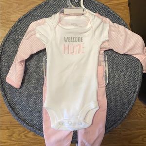 Carters just for you preemie welcome home outfit